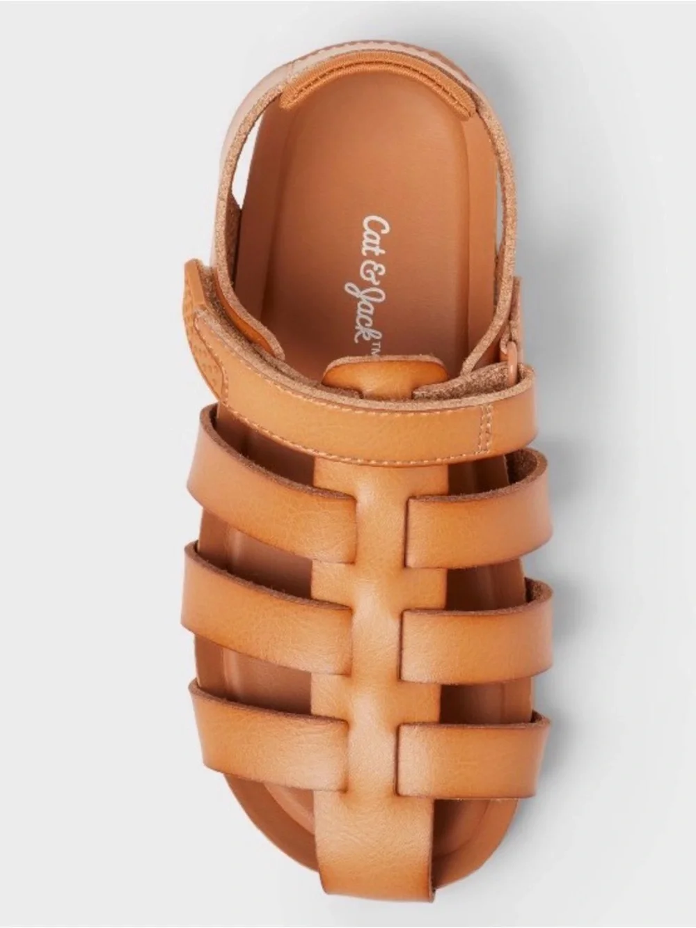 Cat & Jack Tan Strappy Fisherman Sandals for Kids